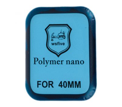 Захисна плівка Apple Watch 40mm Polymer Nano Full Glue чорний (OEM)