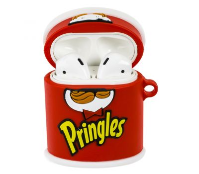 Чохол для AirPods Pringles червоний