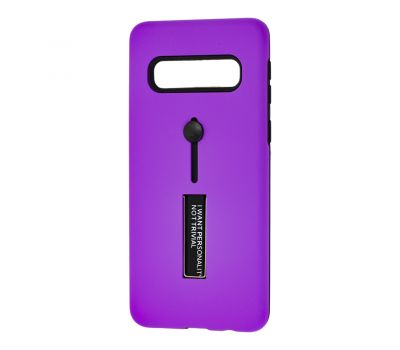 Чохол для Samsung Galaxy S10 (G973) Kickstand фіолетовий