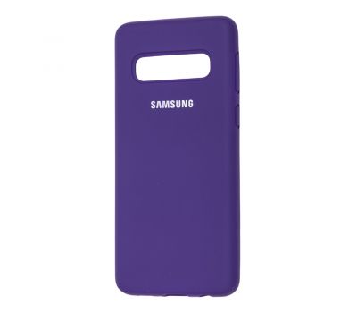 Чохол для Samsung Galaxy S10 (G973) Silicone Full фіолетовий / purple 1264005