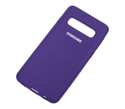 Чохол для Samsung Galaxy S10 (G973) Silicone Full фіолетовий / purple 1264006