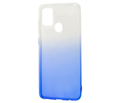 Чохол для Samsung Galaxy A21s (A217) Gradient Design біло-блакитний