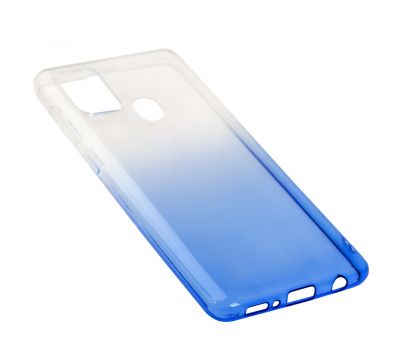 Чохол для Samsung Galaxy A21s (A217) Gradient Design біло-блакитний 1265111