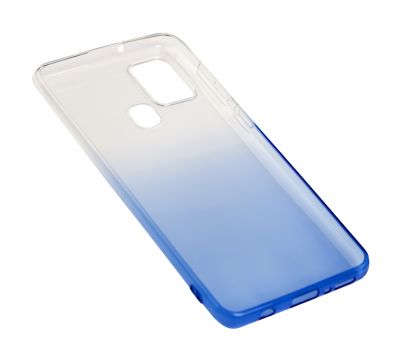 Чохол для Samsung Galaxy A21s (A217) Gradient Design біло-блакитний 1265112