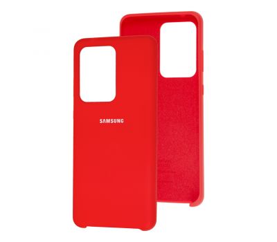 Чохол для Samsung Galaxy S20 Ultra (G988) Silky Soft Touch "червоний"