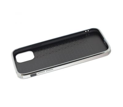 Чохол для iPhone 11 Pro Swaro glass сріблясто-малиновий 1268644