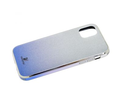 Чохол для iPhone 11 Pro Swaro glass сріблясто-синій 1268653