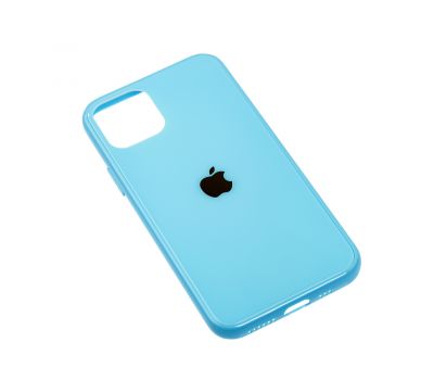 Чохол New glass для iPhone 11 Pro блакитний 1268599