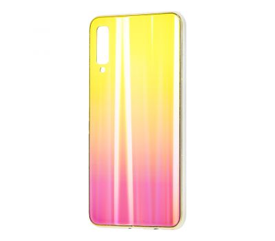 Чохол для Samsung Galaxy A7 2018 (A750) Aurora glass жовтий