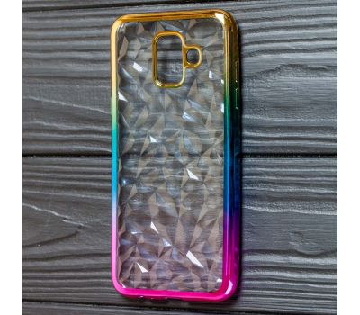 Чохол для Samsung Galaxy A6 2018 (A600) Prism Gradient золотисто-рожевий 127686