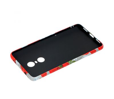 Чохол для Xiaomi Redmi Note 4x Star case червоний мак 1278080