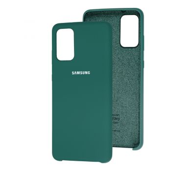 Чохол для Samsung Galaxy S20+ (G985) Silky Soft Touch "сосновий зелений"