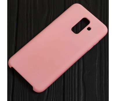 Чохол для Samsung Galaxy A6+ 2018 (A605) Silicone світло-рожевий 128682