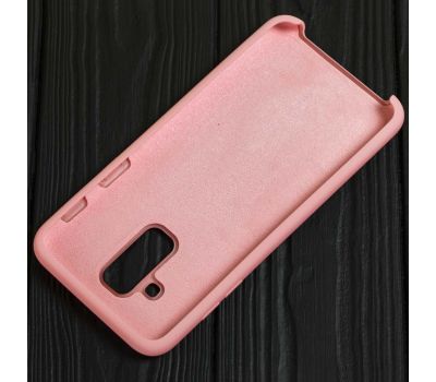 Чохол для Samsung Galaxy A6+ 2018 (A605) Silicone світло-рожевий 128683
