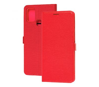 Чохол книжка для Samsung Galaxy A21s (A217) Side Magnet червоний