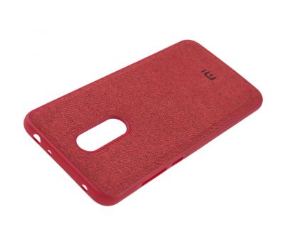 Чохол для Xiaomi Redmi 5 Plus Textile червоний 1280790