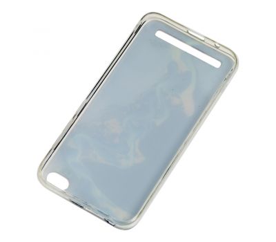 Чохол для Xiaomi Redmi 5a Marble біло-блакитний 1280794
