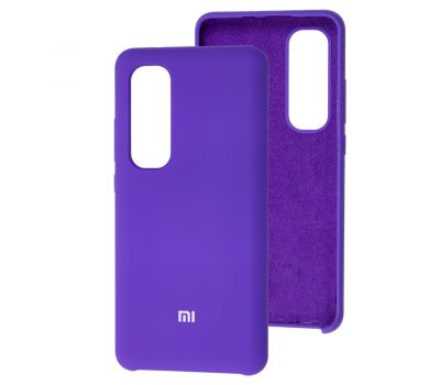 Чохол Silicone для Xiaomi Mi Note 10 Lite Premium фіолетовий