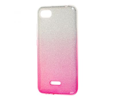 Чохол для Xiaomi Redmi 6A Shining Glitter з блискітками сріблясто-рожевий