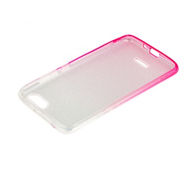 Чохол для Xiaomi Redmi 6A Shining Glitter з блискітками сріблясто-рожевий 1284022