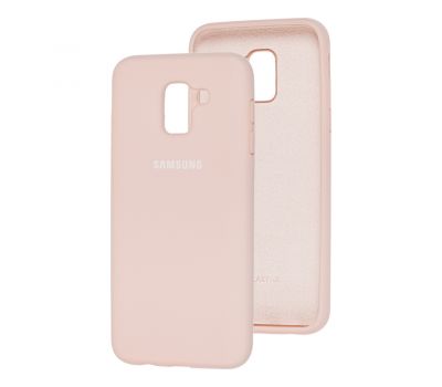 Чохол для Samsung Galaxy J6 2018 (J600) Silicone Full рожевий пісок