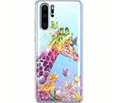 Силіконовий чохол BoxFace Huawei P30 Pro Colorful Giraffe (36856-cc14)