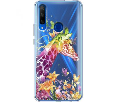 Силіконовий чохол BoxFace Huawei Honor 9X Colorful Giraffe (37997-cc14)