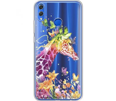 Силіконовий чохол BoxFace Huawei Honor 8x Colorful Giraffe (35499-cc14)