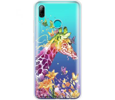 Силіконовий чохол BoxFace Huawei P Smart 2019 Colorful Giraffe (35789-cc14)