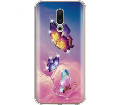 Силіконовий чохол BoxFace Meizu 16 Butterflies (935190-rs19)