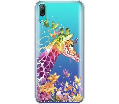 Силіконовий чохол BoxFace Huawei Y7 Pro 2019 Colorful Giraffe (36681-cc14)
