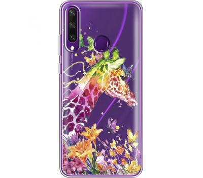 Силіконовий чохол BoxFace Huawei Y6p Colorful Giraffe (40018-cc14)