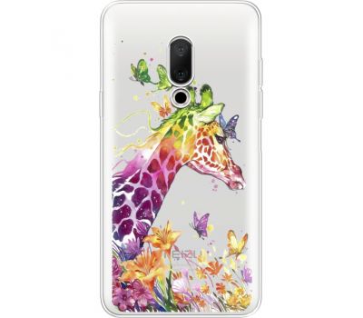 Силіконовий чохол BoxFace Meizu 15 Colorful Giraffe (35782-cc14)