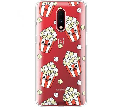 Силіконовий чохол BoxFace OnePlus 7 с 3D-глазками Popcorn (37258-cc75)