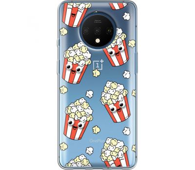 Силіконовий чохол BoxFace OnePlus 7T с 3D-глазками Popcorn (38482-cc75)