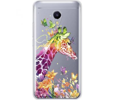 Силіконовий чохол BoxFace Meizu M5s Colorful Giraffe (35041-cc14)