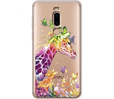 Силіконовий чохол BoxFace Meizu M8 Colorful Giraffe (35866-cc14)