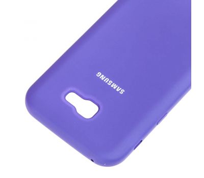 Чохол для Samsung Galaxy A7 2017 (A720) Silky Soft Touch фіолетовий 130746