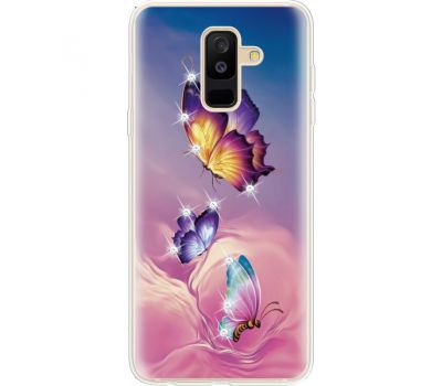 Силіконовий чохол BoxFace Samsung A605 Galaxy A6 Plus 2018 Butterflies (935017-rs19)