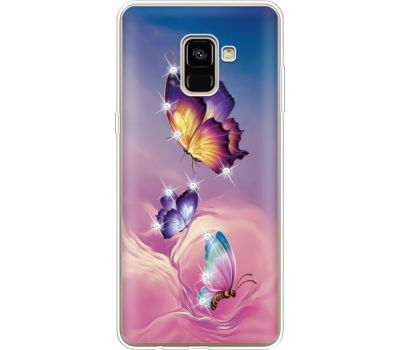 Силіконовий чохол BoxFace Samsung A730 Galaxy A8 Plus (2018) Butterflies (935992-rs19)