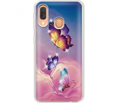 Силіконовий чохол BoxFace Samsung A405 Galaxy A40 Butterflies (936708-rs19)