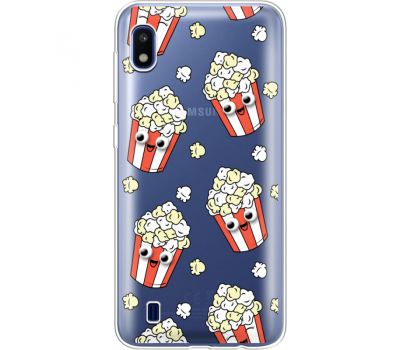 Силіконовий чохол BoxFace Samsung A105 Galaxy A10 с 3D-глазками Popcorn (36868-cc75)