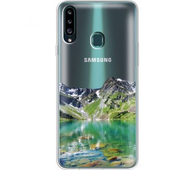 Силіконовий чохол BoxFace Samsung A207 Galaxy A20s Green Mountain (38126-cc69)