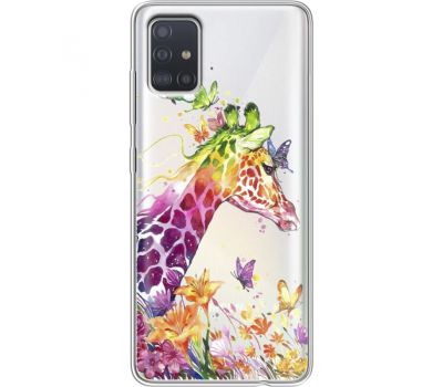 Силіконовий чохол BoxFace Samsung A515 Galaxy A51 Colorful Giraffe (38809-cc14)