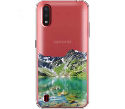 Силіконовий чохол BoxFace Samsung A015 Galaxy A01 Green Mountain (38841-cc69)