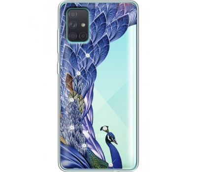 Силіконовий чохол BoxFace Samsung A715 Galaxy A71 Peafowl (938851-rs7)