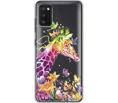 Силіконовий чохол BoxFace Samsung A415 Galaxy A41 Colorful Giraffe (39756-cc14)