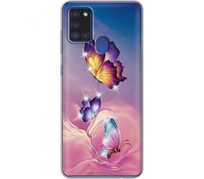 Силіконовий чохол BoxFace Samsung A217 Galaxy A21s Butterflies (940008-rs19)