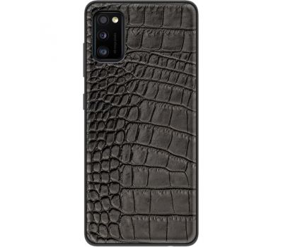 Шкіряний чохол BoxFace Samsung A415 Galaxy A41 Crocodile Black (40106-lc4)