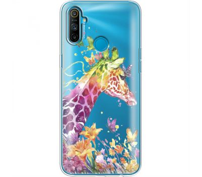 Силіконовий чохол BoxFace Realme C3 Colorful Giraffe (40465-cc14)